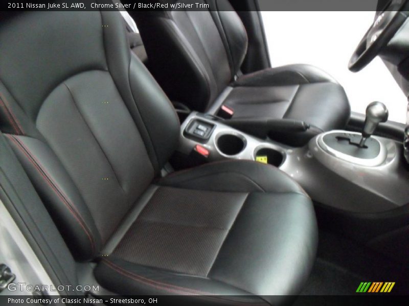 Chrome Silver / Black/Red w/Silver Trim 2011 Nissan Juke SL AWD