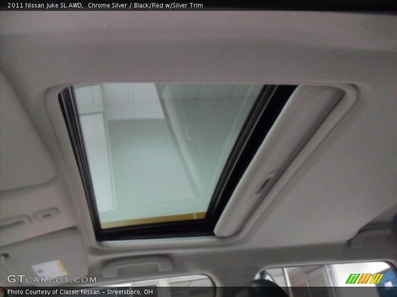 Chrome Silver / Black/Red w/Silver Trim 2011 Nissan Juke SL AWD