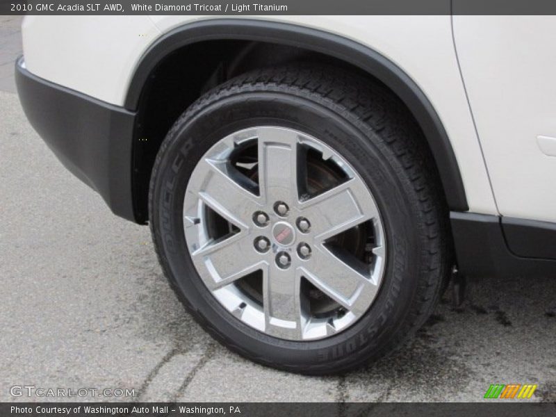 White Diamond Tricoat / Light Titanium 2010 GMC Acadia SLT AWD