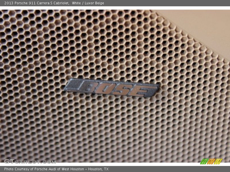 White / Luxor Beige 2013 Porsche 911 Carrera S Cabriolet