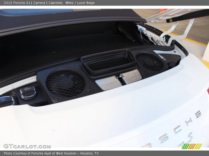White / Luxor Beige 2013 Porsche 911 Carrera S Cabriolet