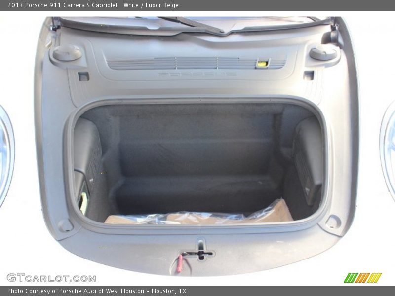 White / Luxor Beige 2013 Porsche 911 Carrera S Cabriolet