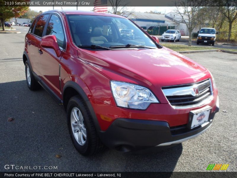 Crystal Red Tintcoat / Gray 2010 Saturn VUE XE