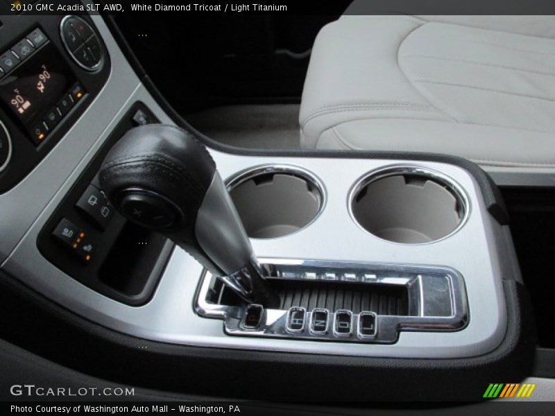 White Diamond Tricoat / Light Titanium 2010 GMC Acadia SLT AWD