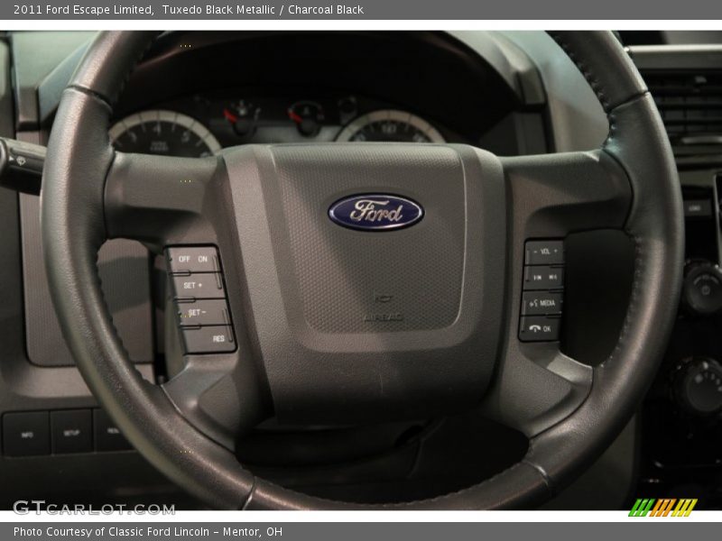 Tuxedo Black Metallic / Charcoal Black 2011 Ford Escape Limited