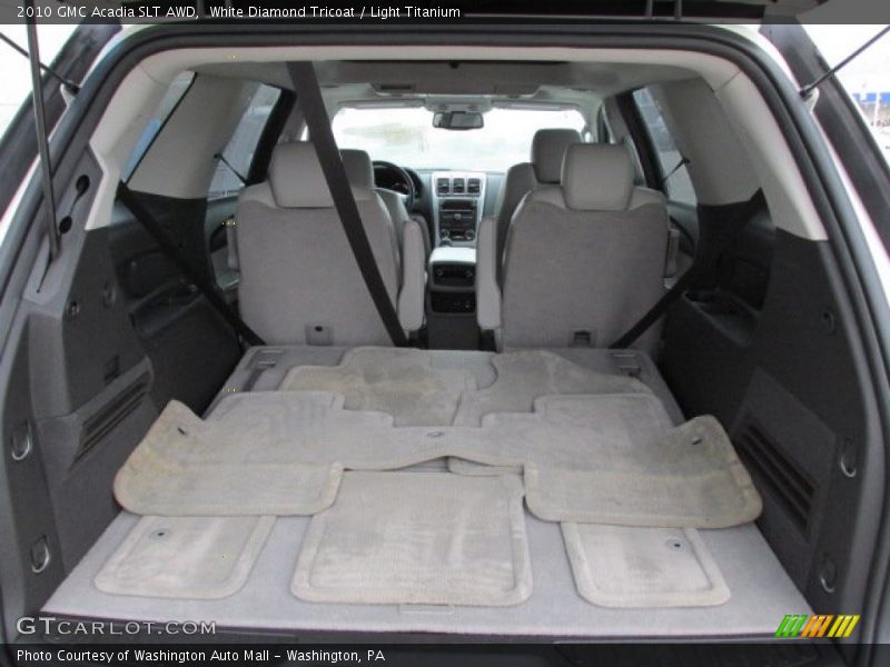White Diamond Tricoat / Light Titanium 2010 GMC Acadia SLT AWD