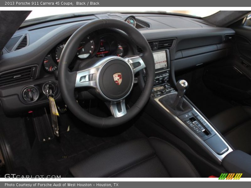 Black / Black 2013 Porsche 911 Carrera 4S Coupe