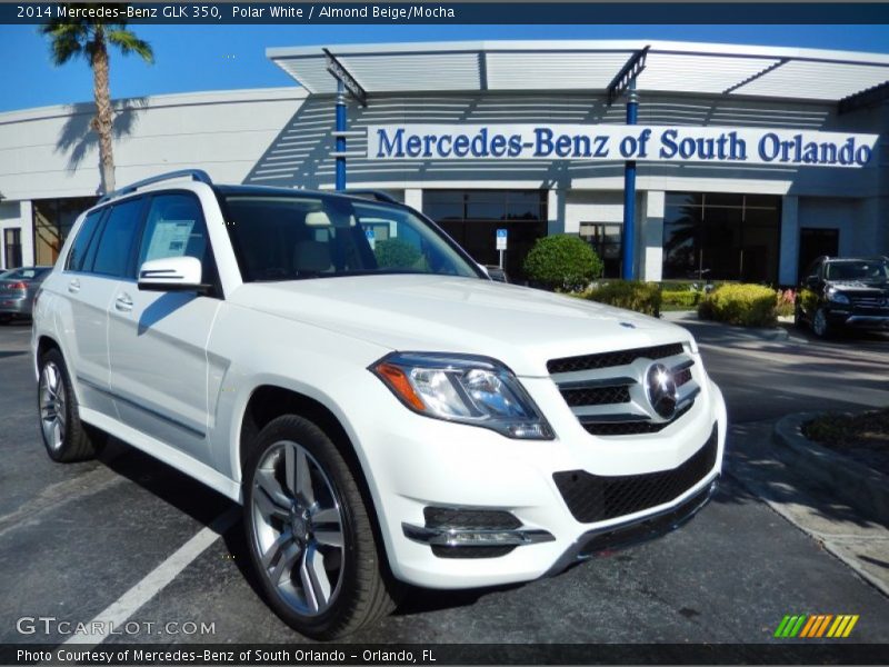 Polar White / Almond Beige/Mocha 2014 Mercedes-Benz GLK 350