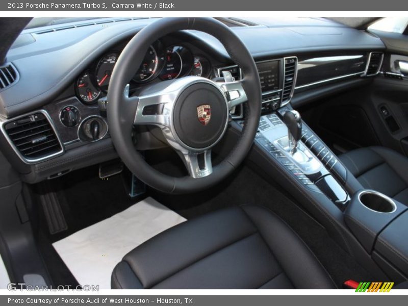Black Interior - 2013 Panamera Turbo S 