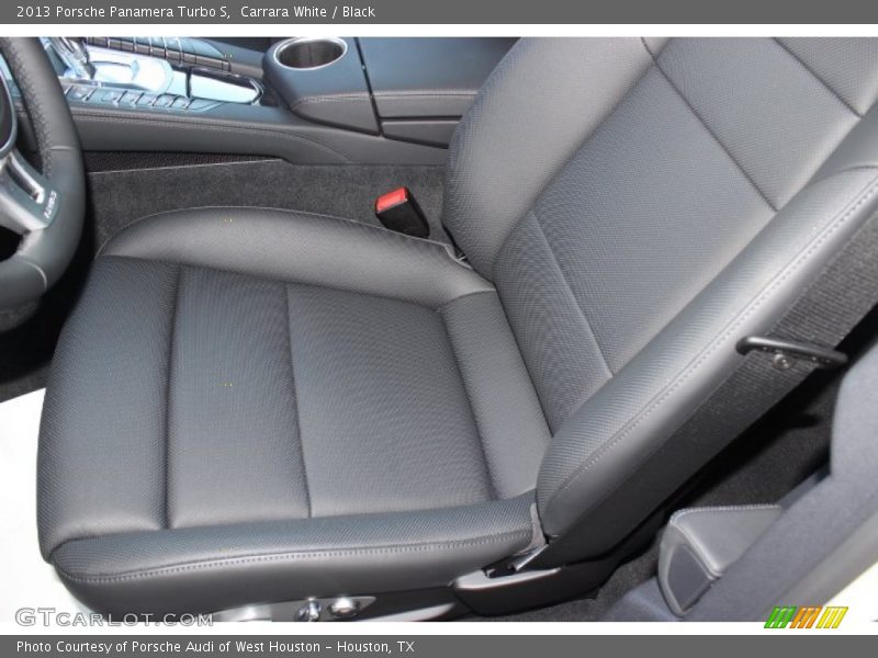 Carrara White / Black 2013 Porsche Panamera Turbo S