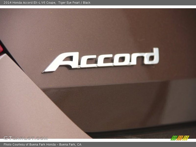 Tiger Eye Pearl / Black 2014 Honda Accord EX-L V6 Coupe