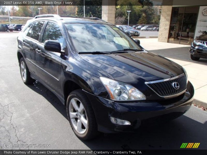 Black Onyx / Ivory 2007 Lexus RX 350 AWD