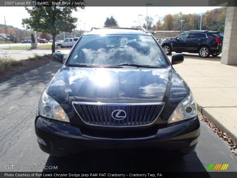 Black Onyx / Ivory 2007 Lexus RX 350 AWD