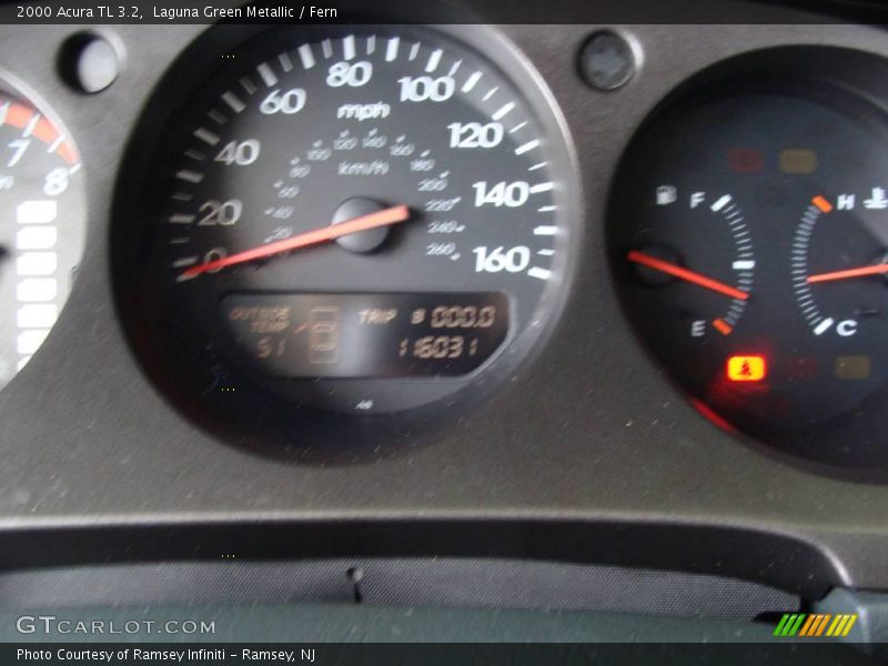 Laguna Green Metallic / Fern 2000 Acura TL 3.2