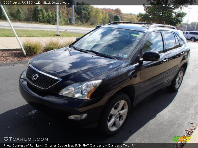 Black Onyx / Ivory 2007 Lexus RX 350 AWD