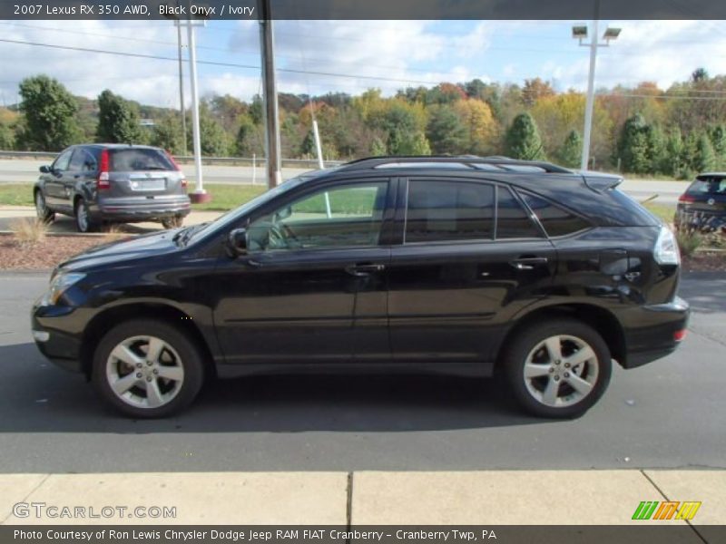 Black Onyx / Ivory 2007 Lexus RX 350 AWD