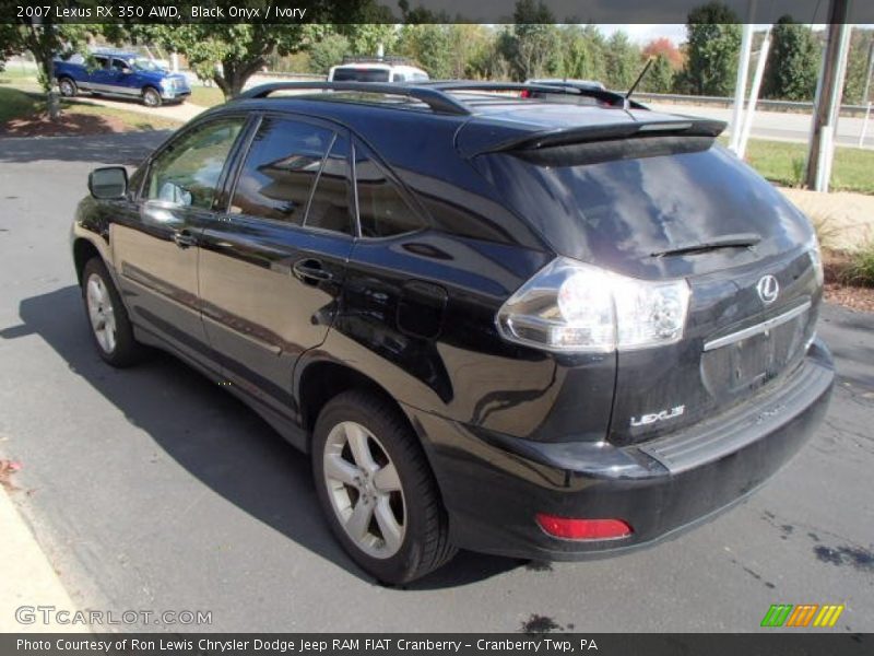 Black Onyx / Ivory 2007 Lexus RX 350 AWD