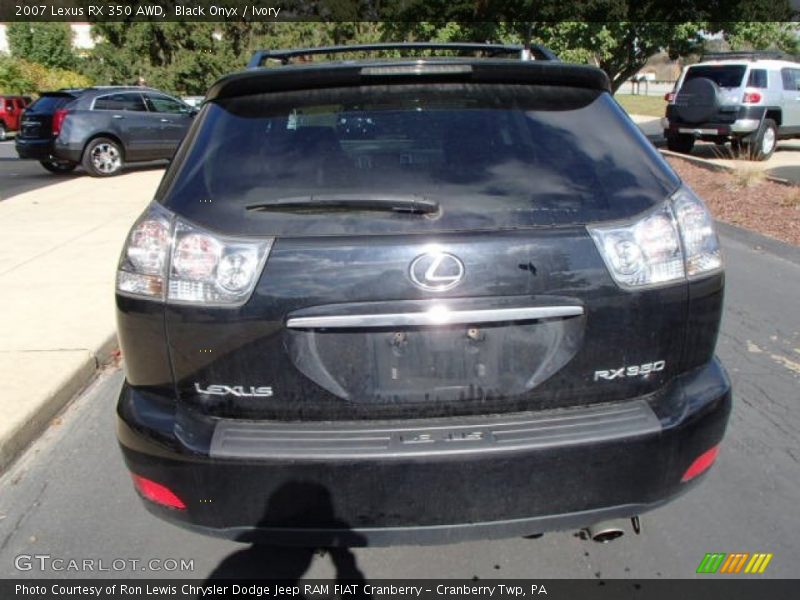 Black Onyx / Ivory 2007 Lexus RX 350 AWD