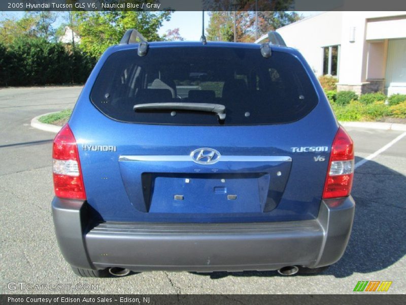 Nautical Blue / Gray 2005 Hyundai Tucson GLS V6