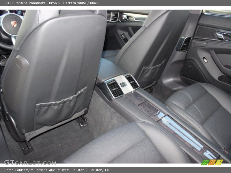 Rear Seat of 2013 Panamera Turbo S