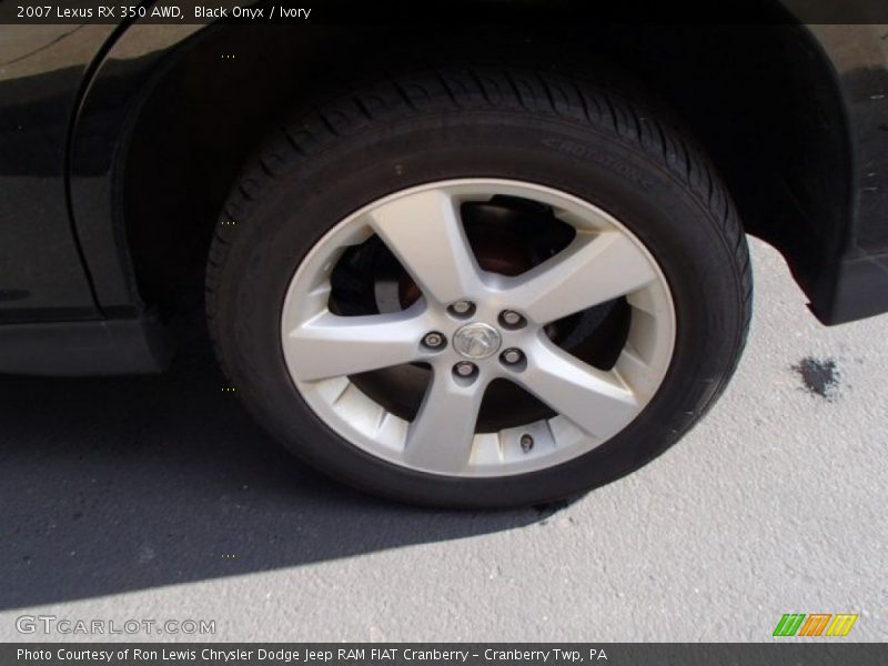 Black Onyx / Ivory 2007 Lexus RX 350 AWD