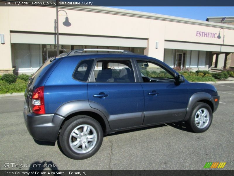 Nautical Blue / Gray 2005 Hyundai Tucson GLS V6