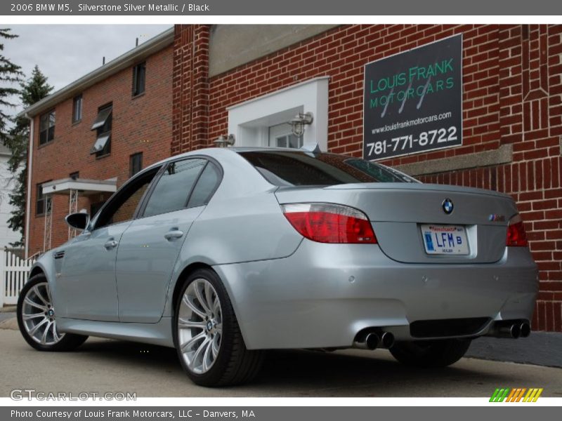 Silverstone Silver Metallic / Black 2006 BMW M5