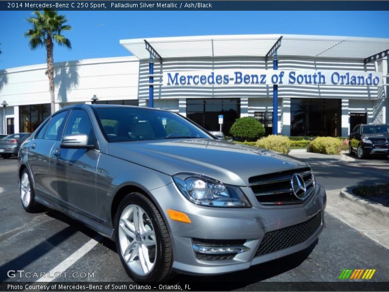 Palladium Silver Metallic / Ash/Black 2014 Mercedes-Benz C 250 Sport