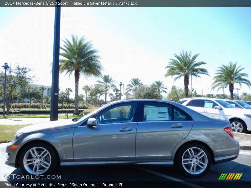 Palladium Silver Metallic / Ash/Black 2014 Mercedes-Benz C 250 Sport