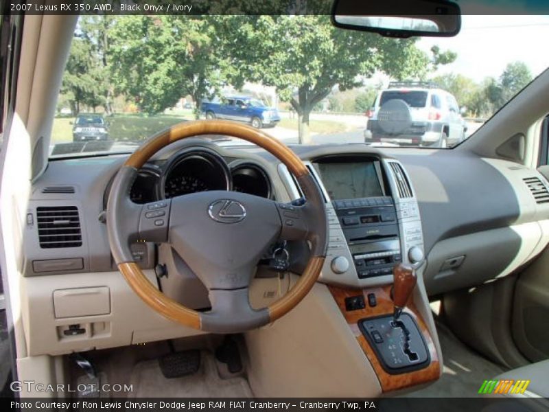 Black Onyx / Ivory 2007 Lexus RX 350 AWD