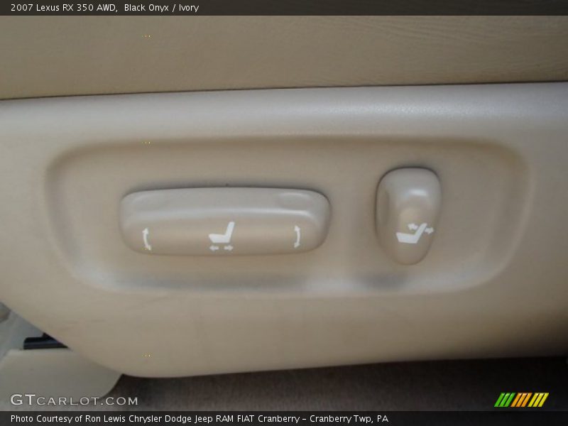 Black Onyx / Ivory 2007 Lexus RX 350 AWD