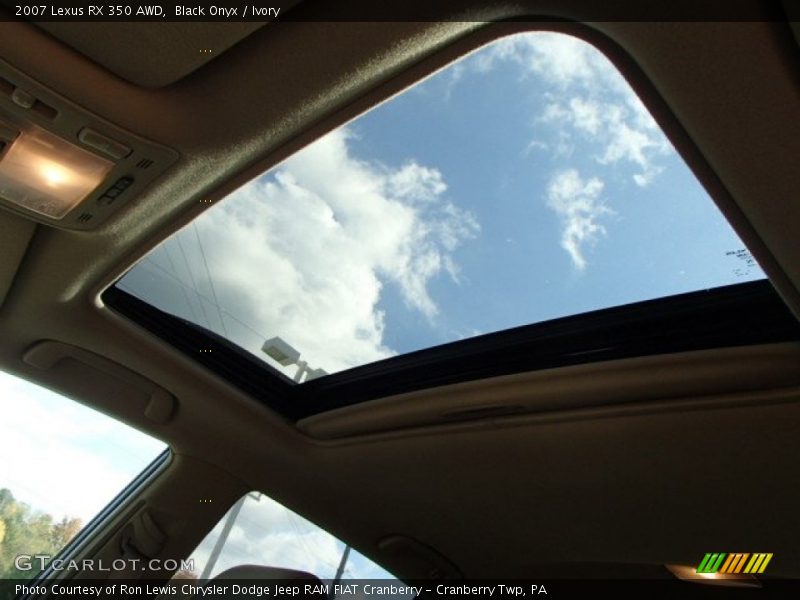 Black Onyx / Ivory 2007 Lexus RX 350 AWD