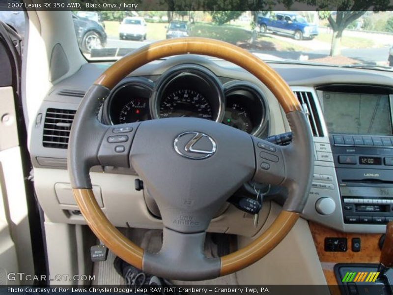 Black Onyx / Ivory 2007 Lexus RX 350 AWD