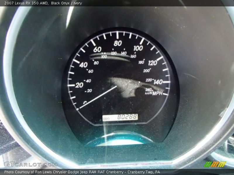 Black Onyx / Ivory 2007 Lexus RX 350 AWD