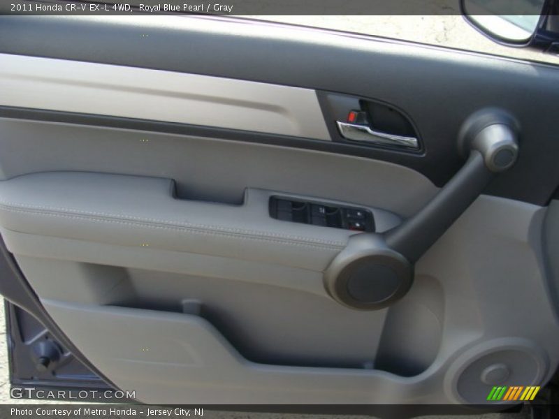 Royal Blue Pearl / Gray 2011 Honda CR-V EX-L 4WD