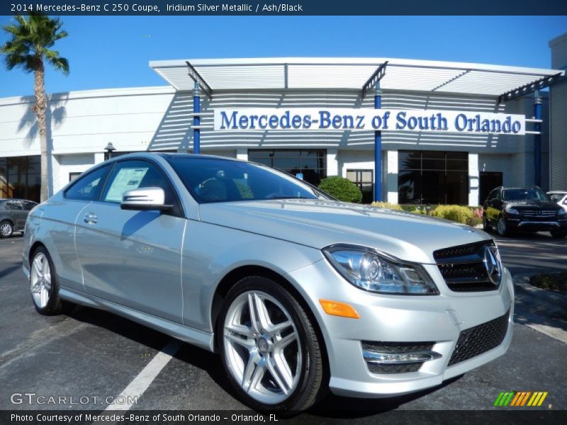 Iridium Silver Metallic / Ash/Black 2014 Mercedes-Benz C 250 Coupe