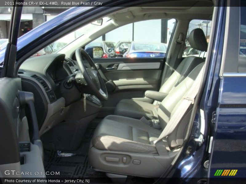 Royal Blue Pearl / Gray 2011 Honda CR-V EX-L 4WD