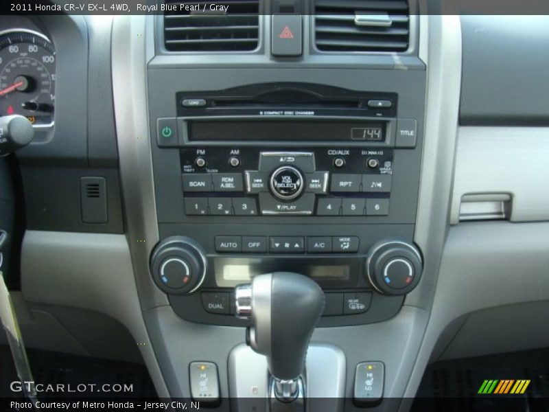 Royal Blue Pearl / Gray 2011 Honda CR-V EX-L 4WD