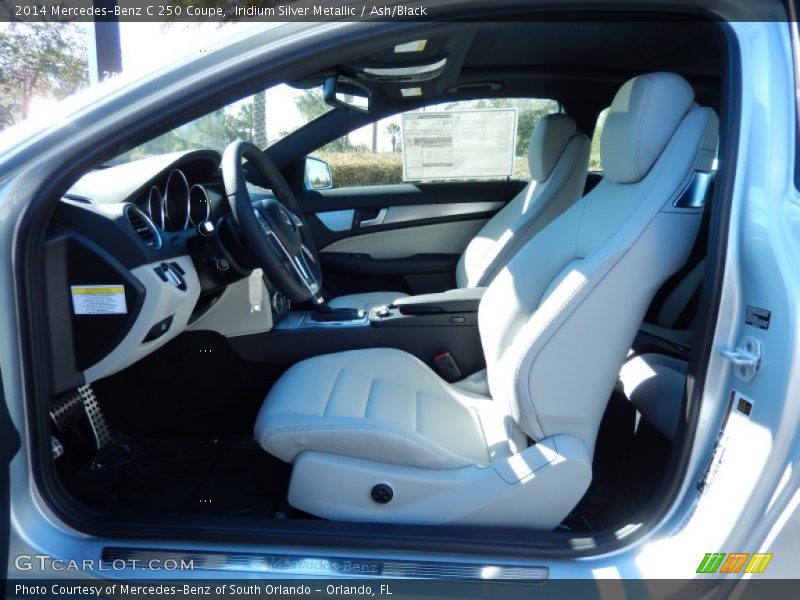 Iridium Silver Metallic / Ash/Black 2014 Mercedes-Benz C 250 Coupe