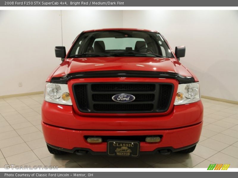 Bright Red / Medium/Dark Flint 2008 Ford F150 STX SuperCab 4x4