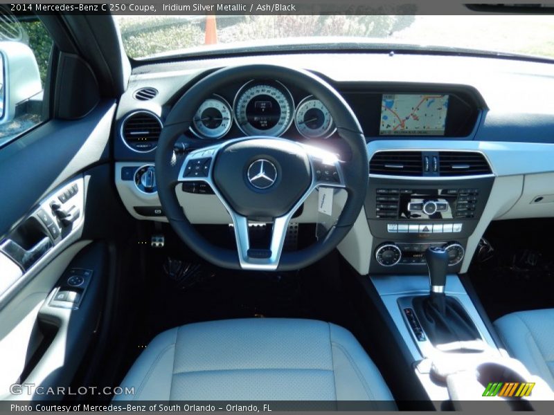 Iridium Silver Metallic / Ash/Black 2014 Mercedes-Benz C 250 Coupe