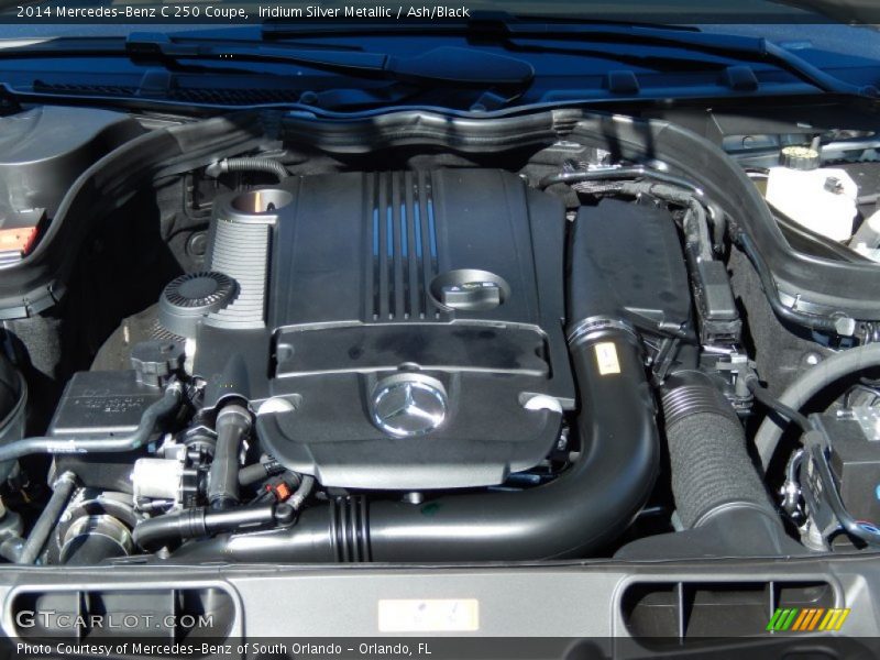 Iridium Silver Metallic / Ash/Black 2014 Mercedes-Benz C 250 Coupe