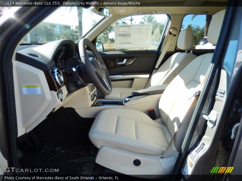 Pebble Grey Metallic / Almond Beige/Mocha 2014 Mercedes-Benz GLK 350