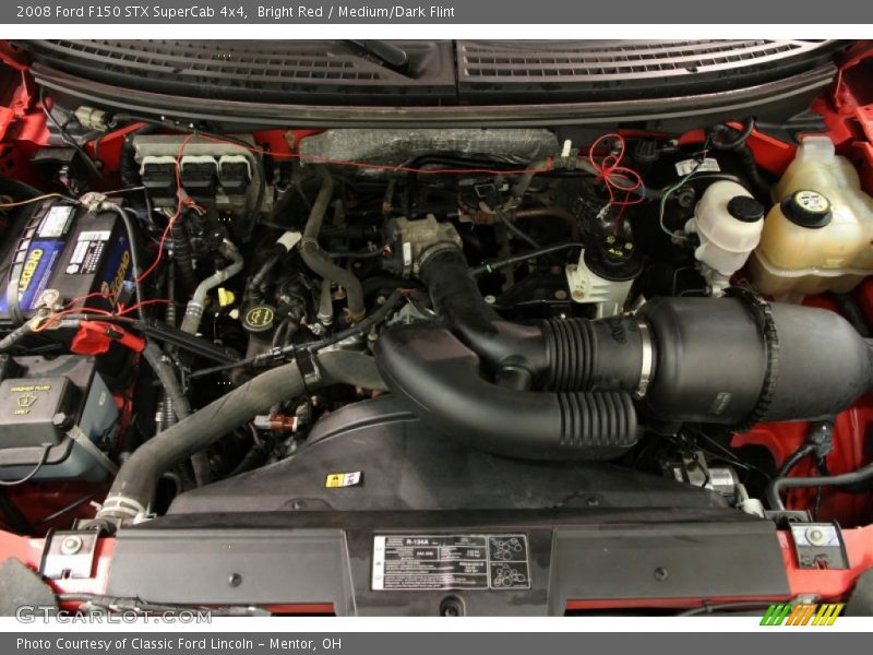 Bright Red / Medium/Dark Flint 2008 Ford F150 STX SuperCab 4x4