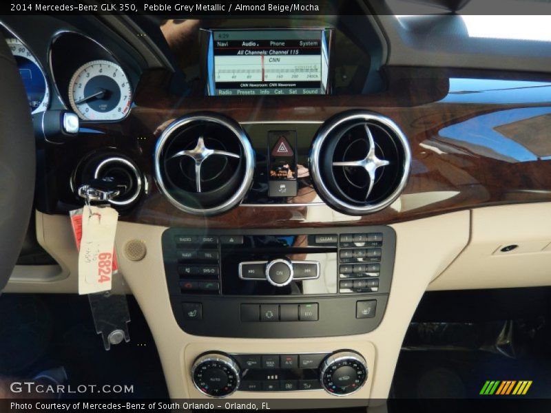 Pebble Grey Metallic / Almond Beige/Mocha 2014 Mercedes-Benz GLK 350