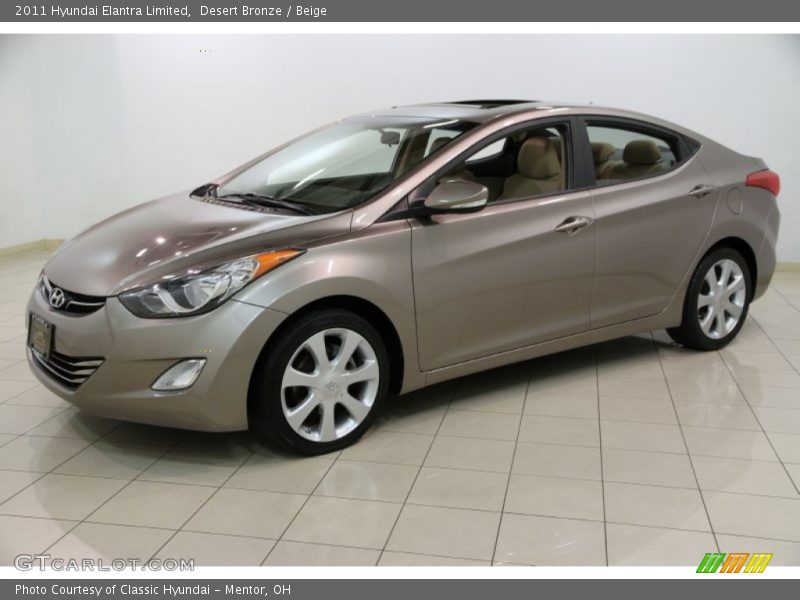 Desert Bronze / Beige 2011 Hyundai Elantra Limited