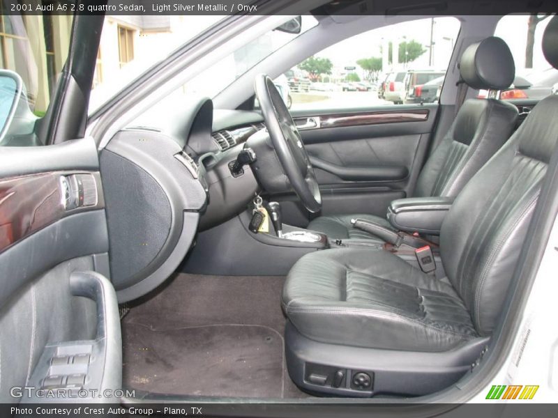 Light Silver Metallic / Onyx 2001 Audi A6 2.8 quattro Sedan