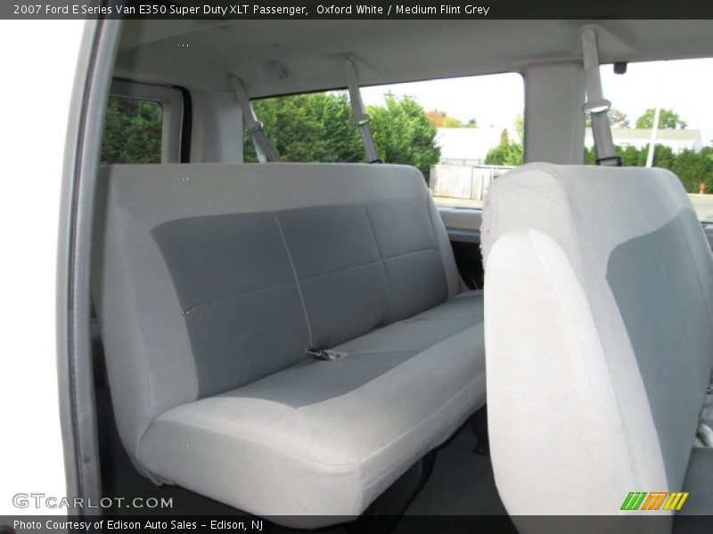 Oxford White / Medium Flint Grey 2007 Ford E Series Van E350 Super Duty XLT Passenger