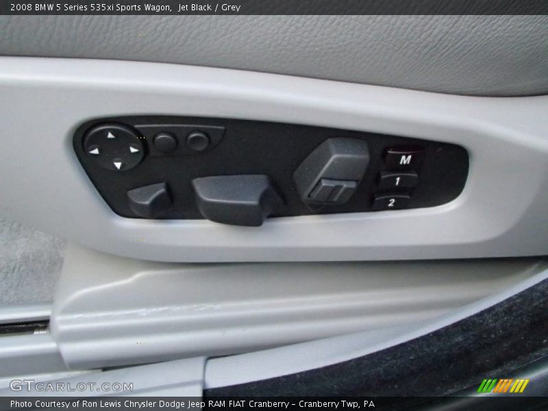 Jet Black / Grey 2008 BMW 5 Series 535xi Sports Wagon