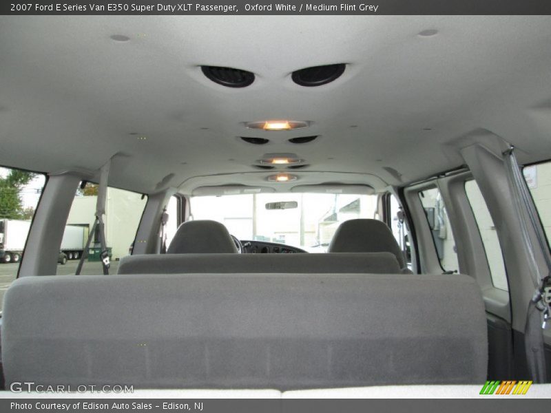 Oxford White / Medium Flint Grey 2007 Ford E Series Van E350 Super Duty XLT Passenger